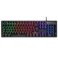 ACER eMachines, EAK104, Siyah, USB Kablolu, RGB Backlight, RED Mekanik Switch, Türkçe Q, 104 Tuşlu, Gaming Klavye