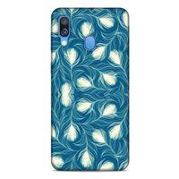 Samsung Galaxy A40 Kılıf Desenli Özel Seri Tüyler (43) Thin Fit Kılıf