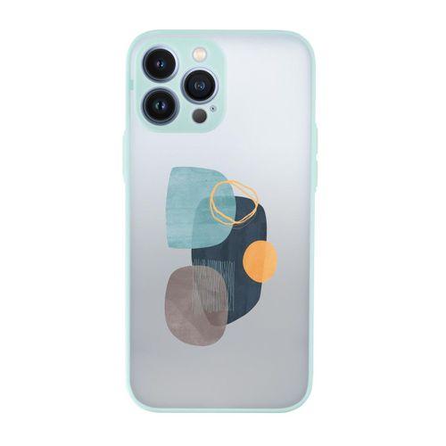 iPhone 13 Pro Uyumlu Wall Art Desenli Kamera Korumalı Buzlu Şeffaf Lüx Telefon Kılıfı