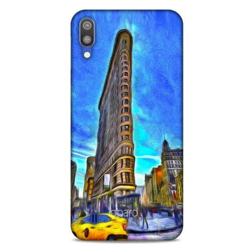 Samsung Galaxy M10 Kılıf Dünya Mimarisi (7) Telefon Kılıfı Flat Iron New York