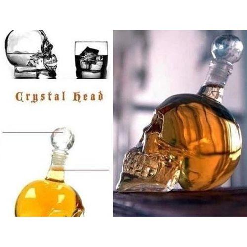 Crystal Head Kuru Kafa Cam Şişe 350 Ml