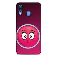Emojix (45) Samsung Galaxy A40 Kılıf Silikon Kapak Desenli