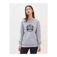 BBS Jant Baskılı Gri Kadın Sweatshirt