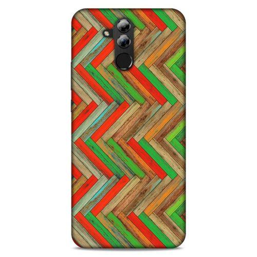 Lopard Huawei Mate 20 Lite Uyumlu Kılıf Wood'X (34) Slim Armor Kılıf Desenli