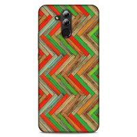 Lopard Huawei Mate 20 Lite Uyumlu Kılıf Wood'X (34) Slim Armor Kılıf Desenli
