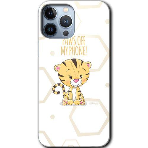 MRCİLETİSİM iPhone 13 Pro Max Kılıf HD Desen Baskılı Arka Kapak + Mat Kobra Cam - Sevimli Kedi 1