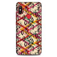 Xiaomi Mi A2 Lite Kılıf Pastel Renkler (14) Lansman Kılıf Kırmızı Krem