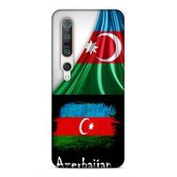 Xiaomi Mi 10 Pro Uyumlu Kılıf Azarbaijan (13) Silikon Kap Bayraklar