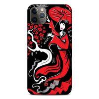 Lopard Apple Iphone 11 Pro Max Uyumlu Kılıf Soyut Sanat (11) Baskılı Tam Koruma