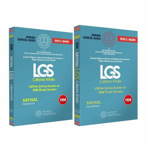 2026 8 SINIF LGS MEB Örnek Soruları SAYISAL Çalışma 2li Kitap SETİ RENKLİ Baskı GÜNCEL