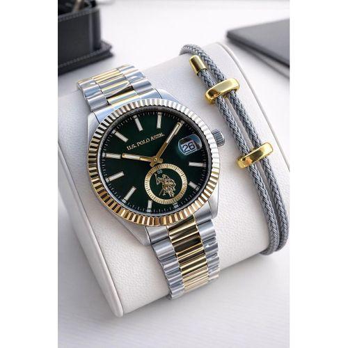 U.S.Polo Assn Çelik Kasa Ve Kordon 2 Yıl Garantili 3 Atm Suya Dayanıklı Erkek Kol Saati E.PA1148-04