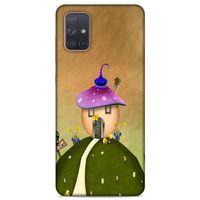 Lopard Samsung Galaxy A71 Uyumlu Kılıf Manipülasyon ☻ (28) Arka Kapak Desenli