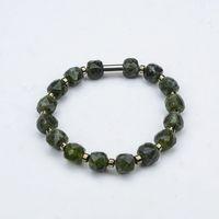 YEŞİL AKİK MİSİNA LASTİKLİ BİLEKLİK