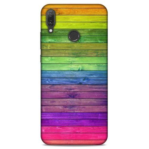 Lopard Huawei Y9 2019 Uyumlu Kılıf Wood'X (26) Tpu Silikon Kılıf Desenli