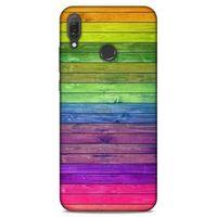 Lopard Huawei Y9 2019 Uyumlu Kılıf Wood'X (26) Tpu Silikon Kılıf Desenli