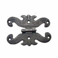 Antika Tarz Dekoratif Pirinç Kelebek Menteşe - 63x45 Mm, Oksit