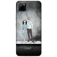 Oppo Realme C11 Kılıf FunnyMaX (46) Core Armor Kılıf Antrasit Köpek