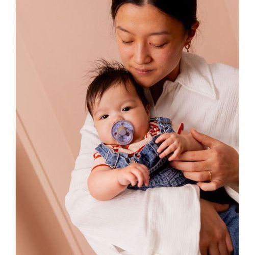 Bibs Bibs Studio Colour Jasmine Field Kauçuk Emzik 0-6 Ay Fossil Grey
