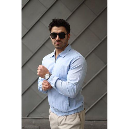 Erkek Pamuklu Keten Kumaş Ceket