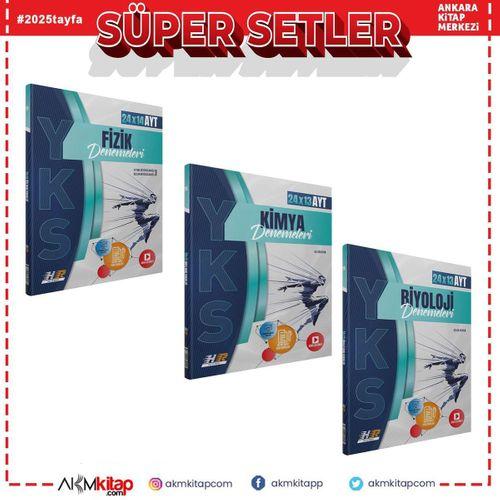Hız ve Renk AYT Fizik Kimya ve Biyoloji Deneme Seti 3 Kitap