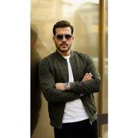 Erkek İçi Astarlı Su Geçirmez Bomber Mevsimlik Ceket - Siyah