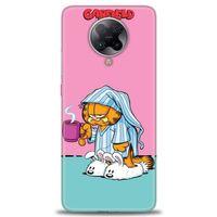 Xiaomi Poco F2 Pro Kılıf HD Baskılı Kılıf - Garfield + Tam Ekran Koruyucu