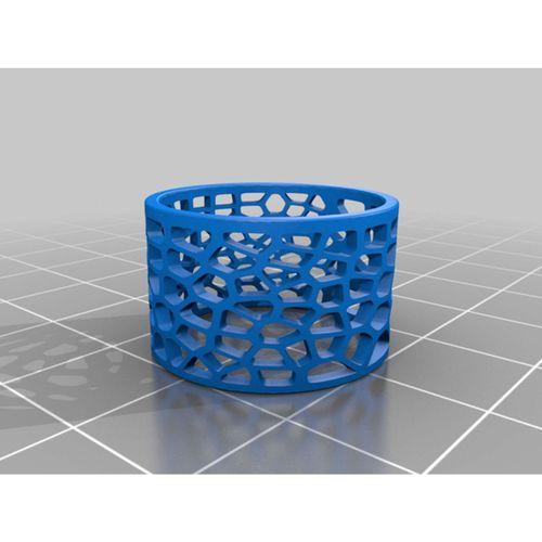 Voronoi Yüzük (Bu ürün Sadece Plastik parçadır - Almadan Önce Soru Sorabilirsiniz)