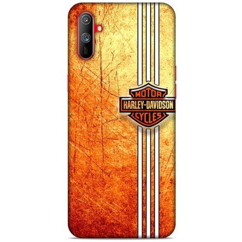 Realme C3 Uyumlu Kılıf Motorsiklet (50) Shockproof Kılıf Harley