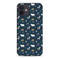 Animax Kış Hayvanları Apple iPhone 12 Kılıf Desenli Silikon