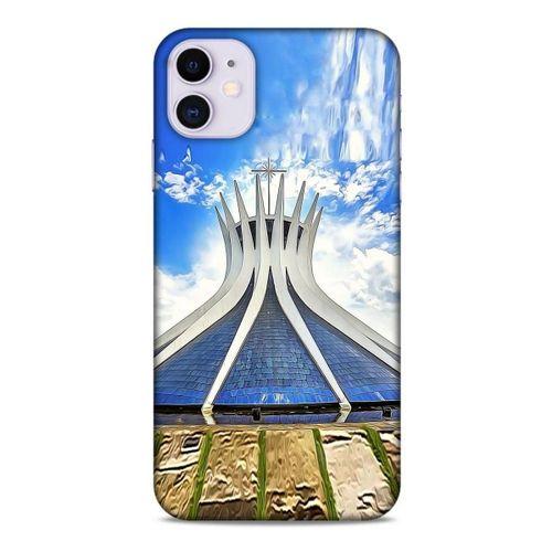 Apple Iphone 11 Kılıf Dünya Mimarisi (16) Kalın Kılıf Brasilia Katedrali
