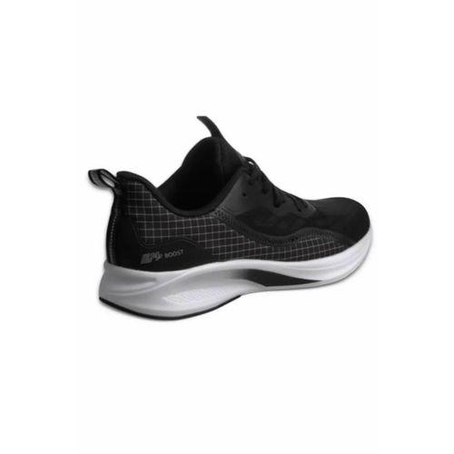 M.p 241-1602 Siyah Beyaz Erkek Bağcıklı Spor Ayakkabı