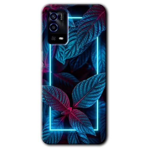 OPPO Oppo A55 Kılıf HD Desen Baskılı Arka Kapak - Mekanik Yaprak 4