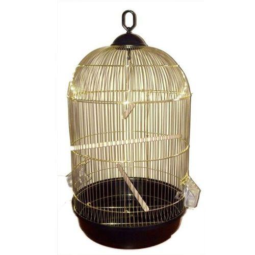 EuroGold Yuvarlak Salon Kafesi Pirinç ø42x77 cm Dış Yemlik