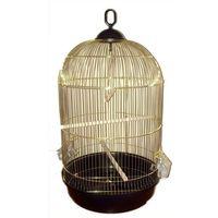 EuroGold Yuvarlak Salon Kafesi Pirinç ø42x77 cm Dış Yemlik