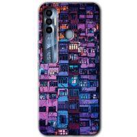 Potkal Hediye Fabrikası Tecno Spark 7 Pro Kılıf HD Desen Baskılı Arka Kapak - Şehir Görünümü