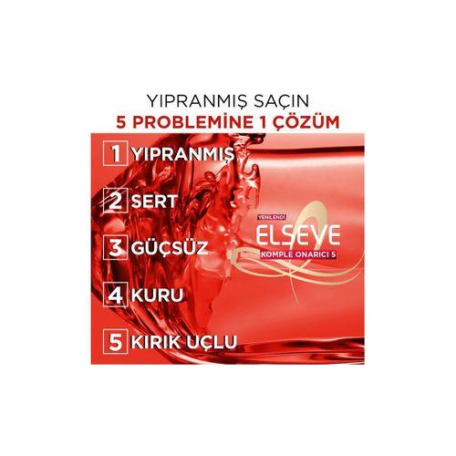 ELSEVE Komple Onarıcı 5 Yıpranmış Saçlar Için Keratinxs Içeren Yapılandırıcı Bakım Kremi 360 ml