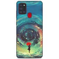 Lopard Samsung Galaxy A21s Uyumlu Kılıf Manipülasyon ☻ (32) Soft Silikon Kılıf Desenli