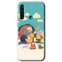 Redmi Note 8T Kılıf HD Desen Baskılı Arka Kapak - Kış Pikniği