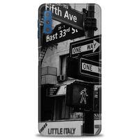 Samsung Galaxy A7 2018 Kılıf HD Baskılı Kılıf - One Way + Tam Ekran Koruyucu