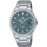 Casio EFR-S108DE-3AVUDF Edifice Quartz Çelik Gri Yeşil Kadran 10 ATM 40 mm Erkek Kol Saati