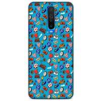 Retro (21) Desen Koruyucu Kapak Renkli Xiaomi Redmi K30 Kılıf