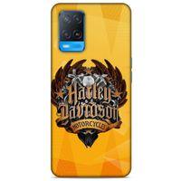 Oppo A54 4G Uyumlu Kılıf Motorsiklet (37) Silicone Cover Harley Davidson