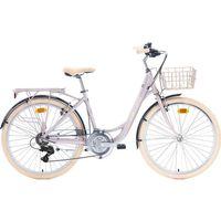 Carraro Juliet 26 Jant 21 vites Şehir Bisikleti Metalik Pembe-Krom/Krem 43 cm