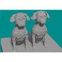 2 Minyatür Kanişler Kadın ve Erkek, Heykel.