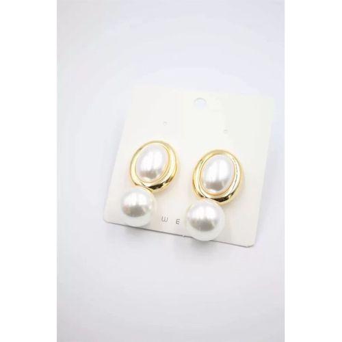 İncili Küpe - Altın