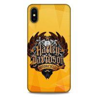 Apple iPhone XS Max Uyumlu Kılıf Motorsiklet (37) Silicone Cover Harley Davidson