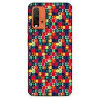 Lopard Xiaomi Redmi Note 9 4g Uyumlu Kılıf Geometrix (37) Silicone Cover