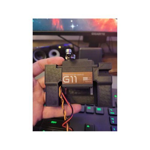 TRX4 ScattergunV2 90mm Geniş Yatar Servo Montajı (Bu ürün Sadece Plastik parçadır - Almadan Önce Soru Sorabilirsiniz)