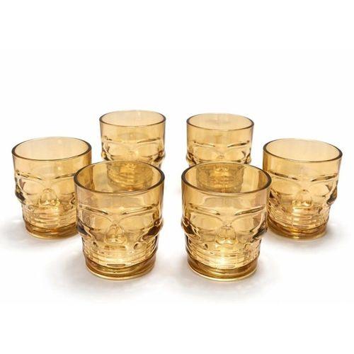 6'lı Cam Kurukafa Bardak Seti Alk2161
