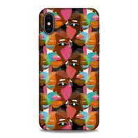 Lopard Apple iPhone XS Uyumlu Kılıf Sürreal Yüzler ♀ (7) Telefon Kılıfı Baskılı